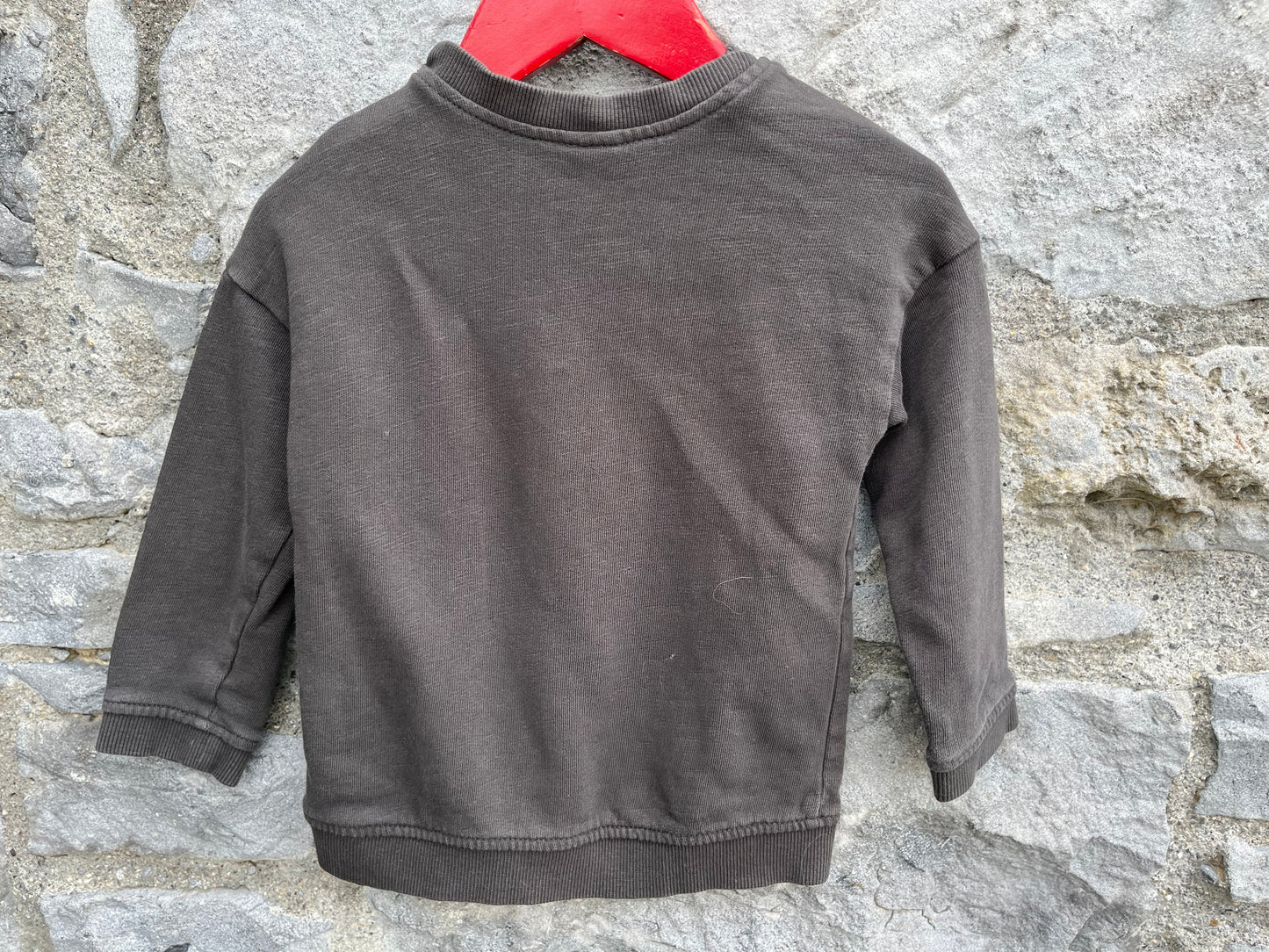 Grey sweatshirt  12-18m (80-86cm)