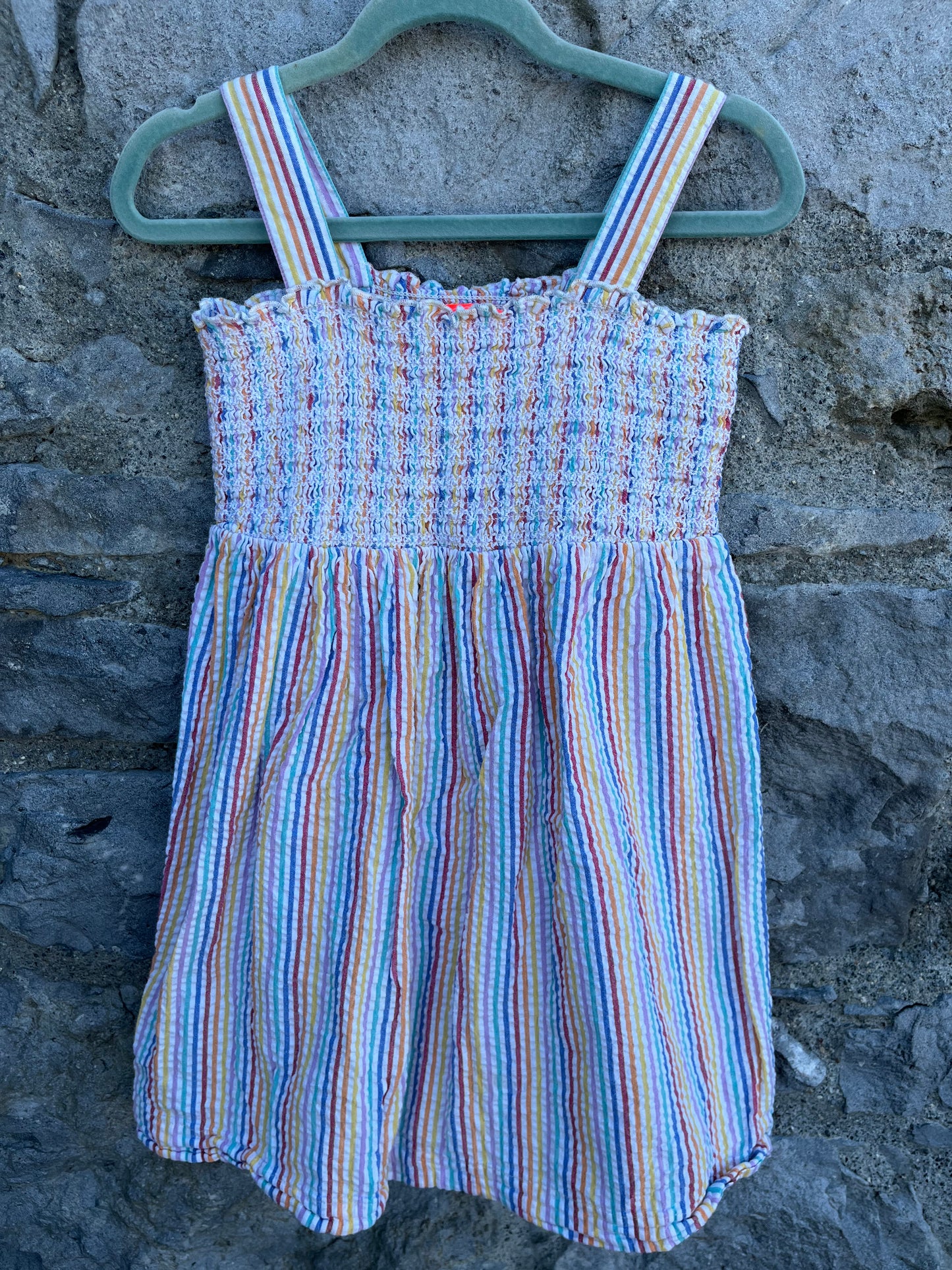 Rainbow sundress  6y (116cm)