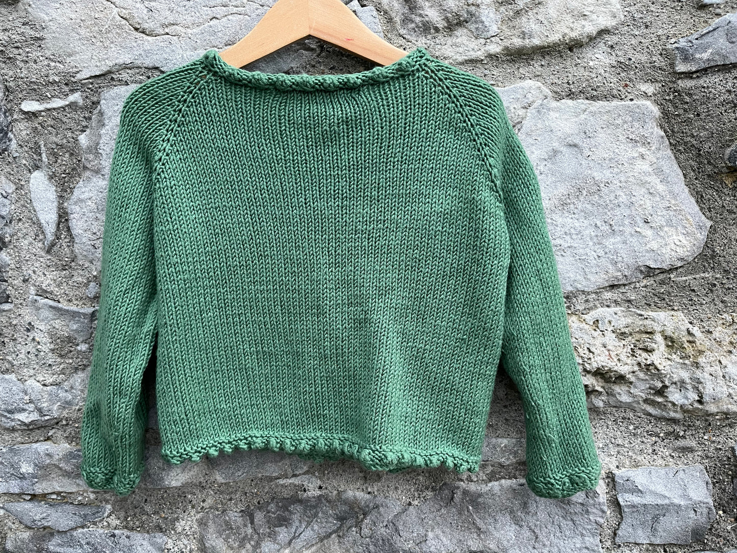 Green cardigan  2-3y (92-98cm)