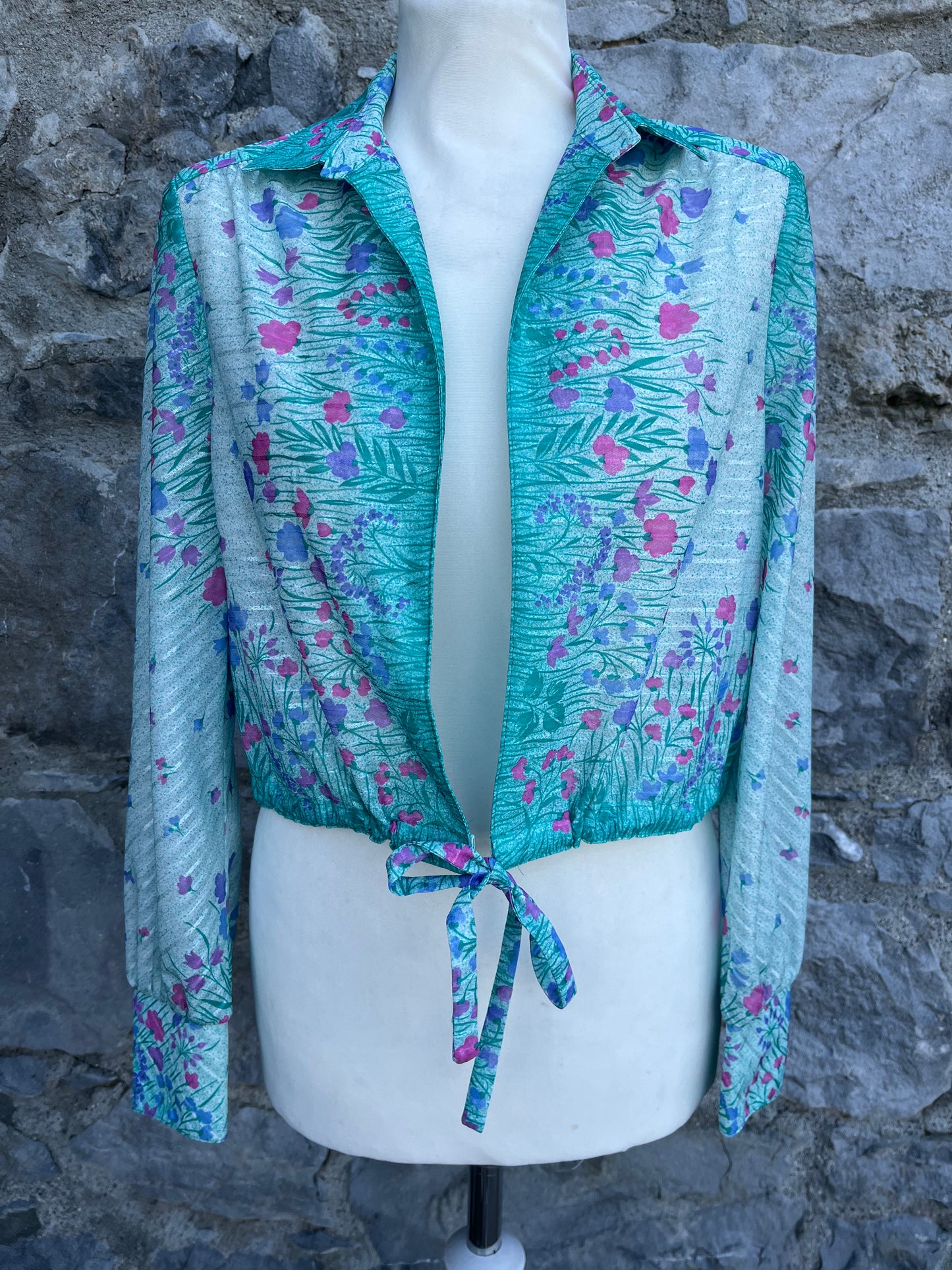 70s floral blazer uk 8-10