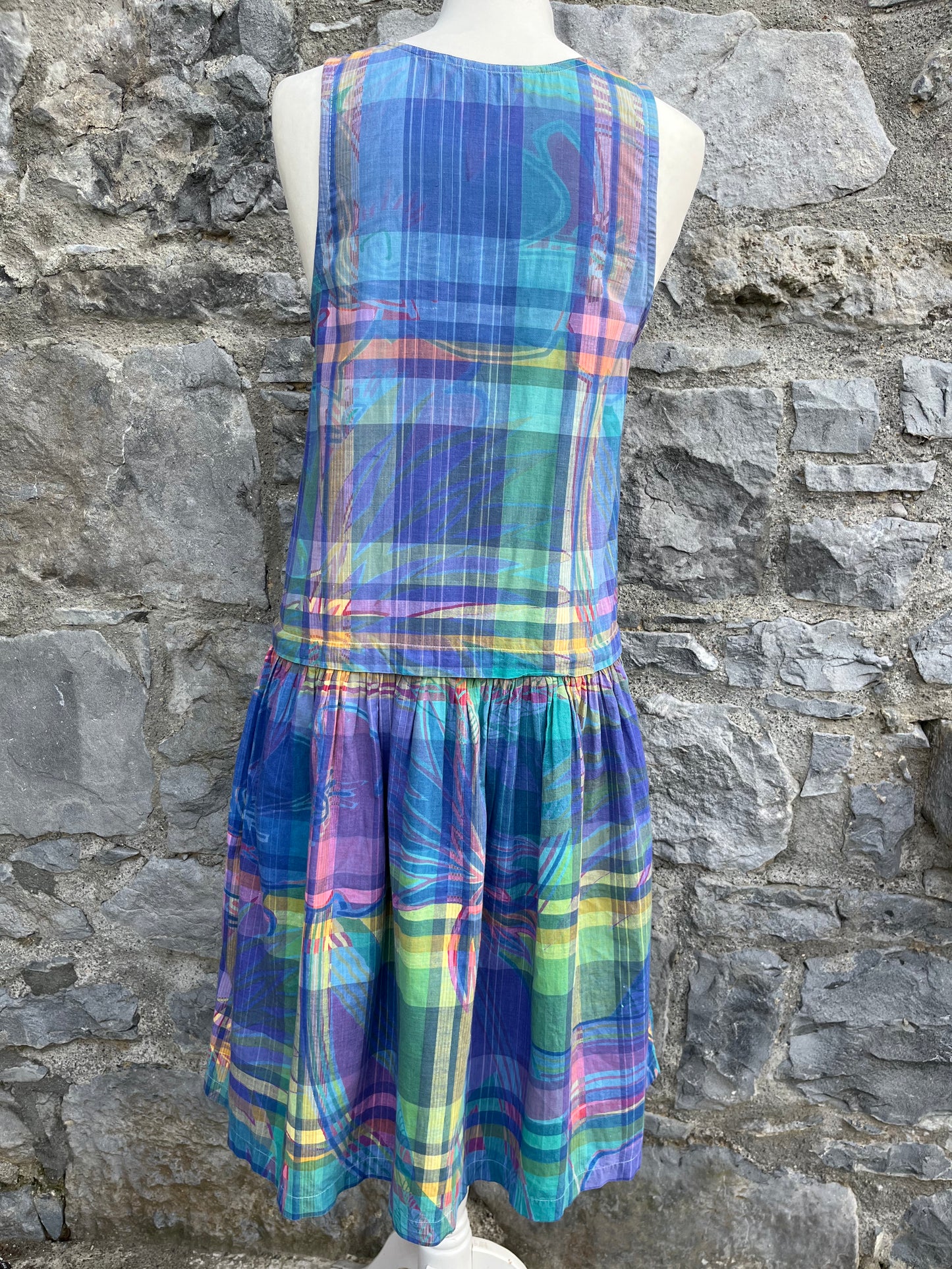 Rainbow check dress uk 10