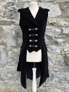 Velvet steampunk waistcoat uk 8-10