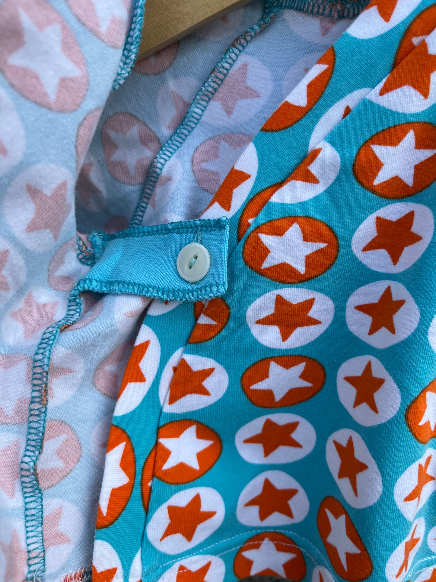 Stars kimono top   0-1m (50-56cm)