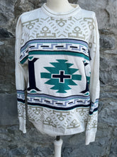 Load image into Gallery viewer, 80s Aztec jumper Small
