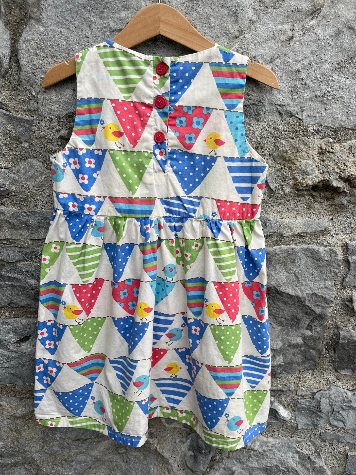 Bunting dress   3-4y (98-104cm)