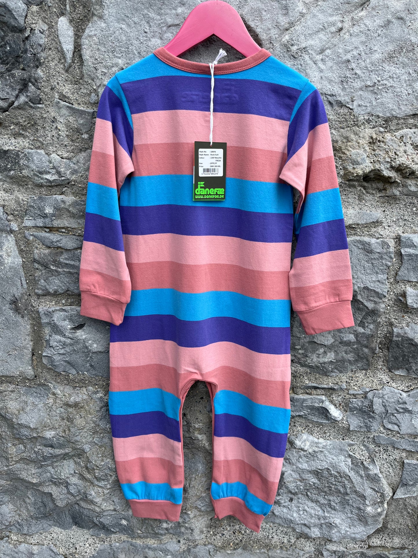 Freja stripy onesie   2-3y (92-98cm)