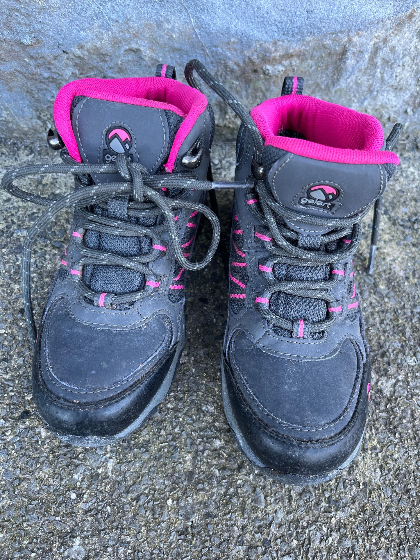 Grey hiking boots   uk 12 (eu 31)