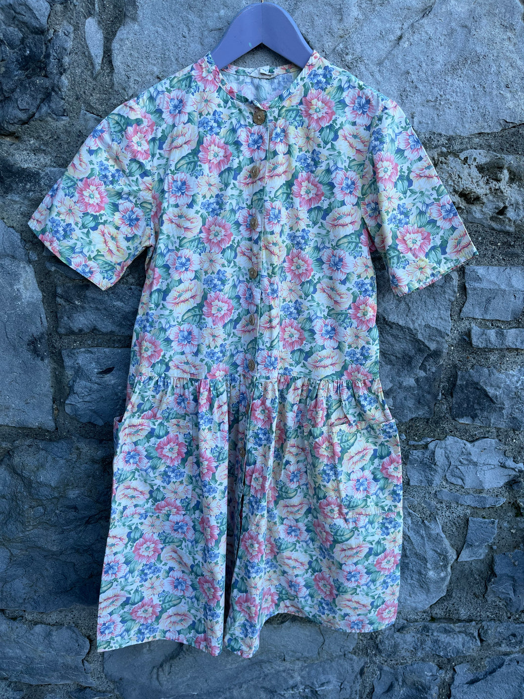 Vintage floral dress   10-11y (140-146cm)