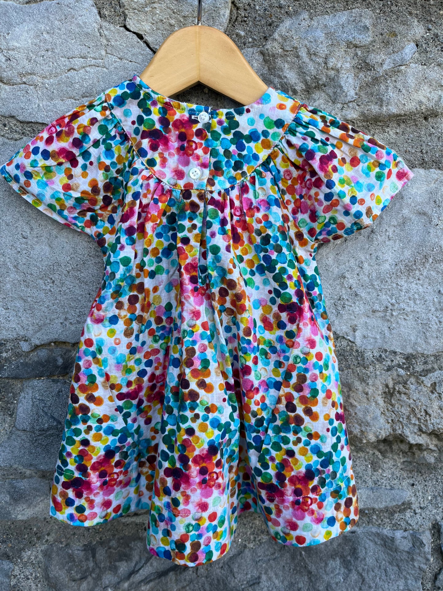 Colorful dots dress   3-6m (62-68cm)