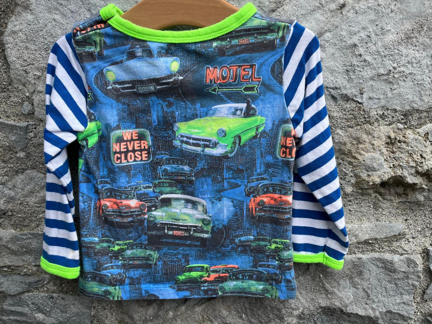 Vintage cars top  9-12m (74-80cm)