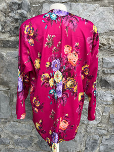 Pink floral tunic uk 12-14