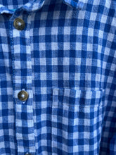 Load image into Gallery viewer, Blue gingham shirt   6-7y (116-122cm)
