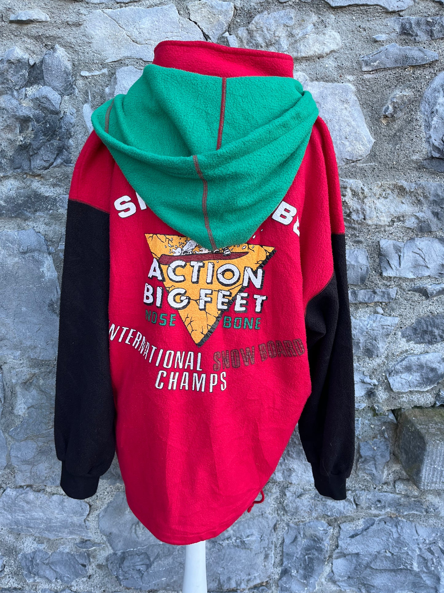 80s fleece hoodie M/L