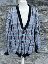 Load image into Gallery viewer, 80s check bomber jacket M/L

