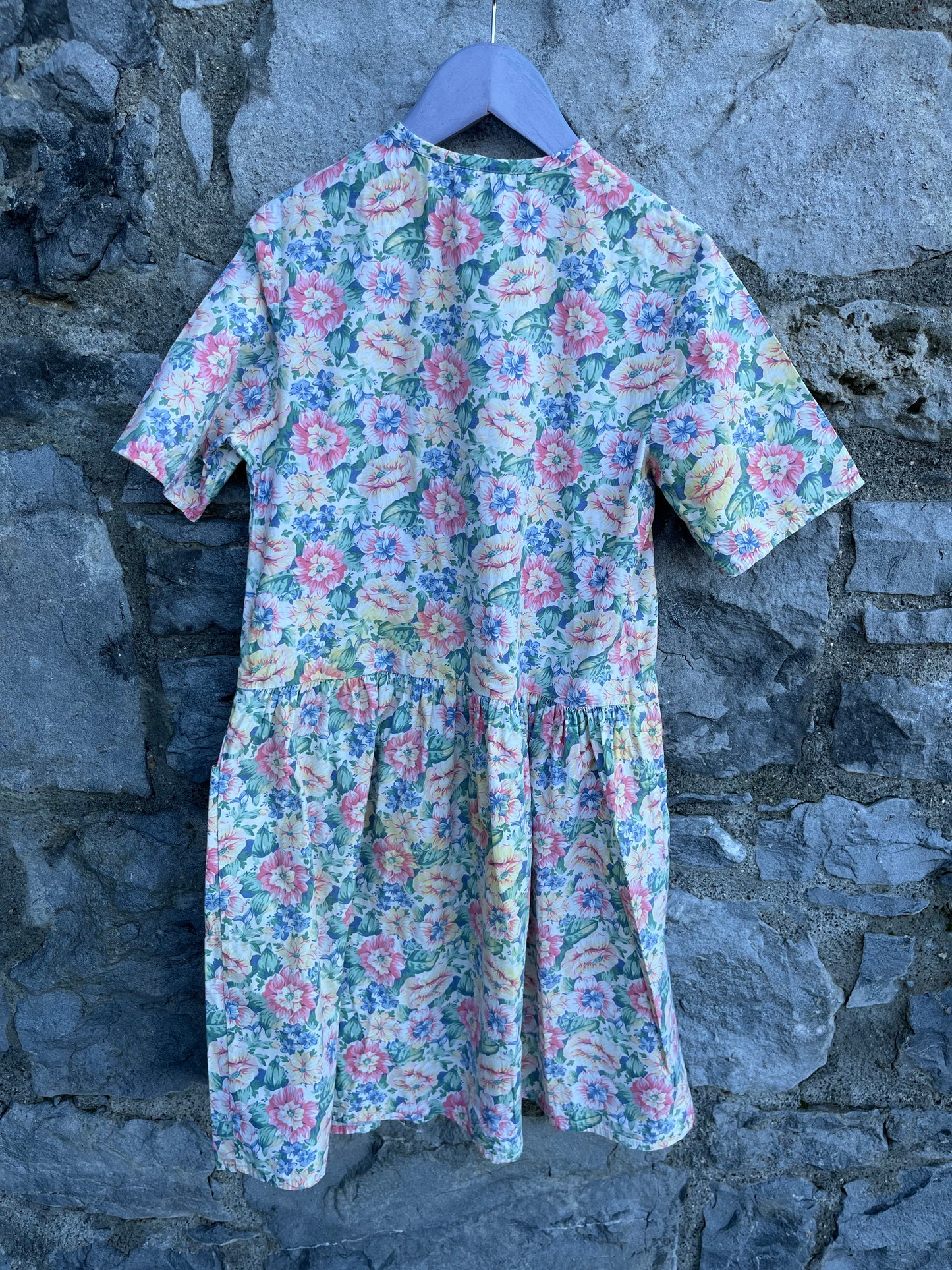 Vintage floral dress   10-11y (140-146cm)