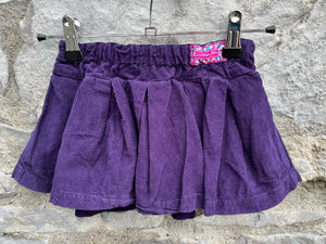 Purple cord skirt    6-12m (62-80cm)