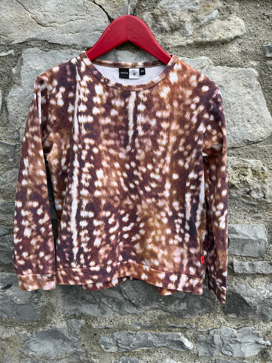 Deer pattern sweatshirt   11-12y (146-152cm)