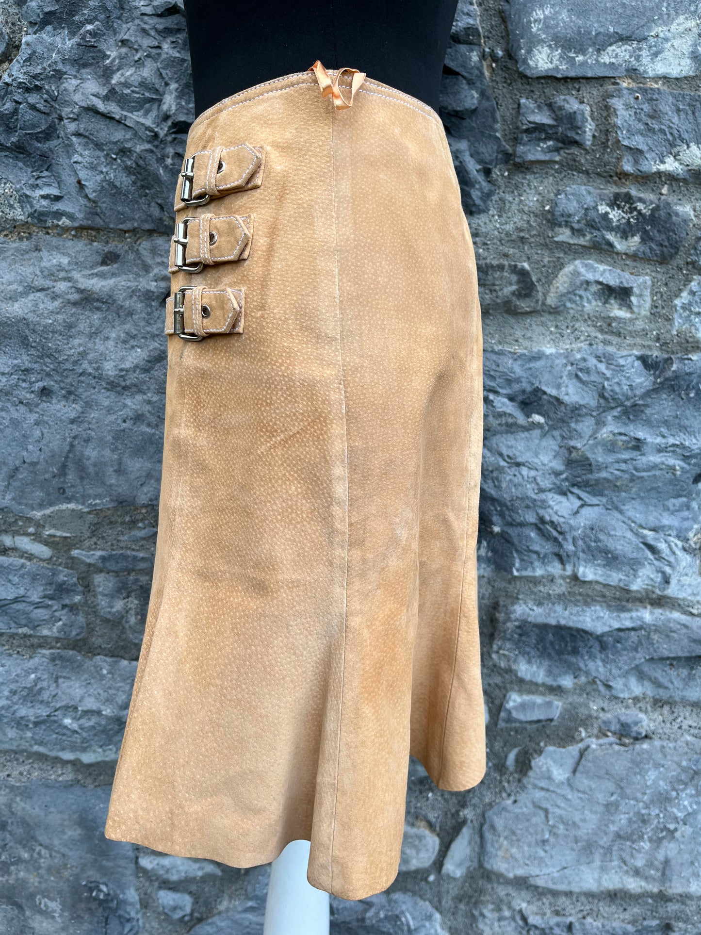 90s suede skirt uk6