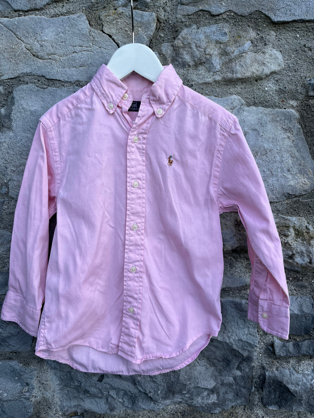 RL pink shirt  4y (104cm)