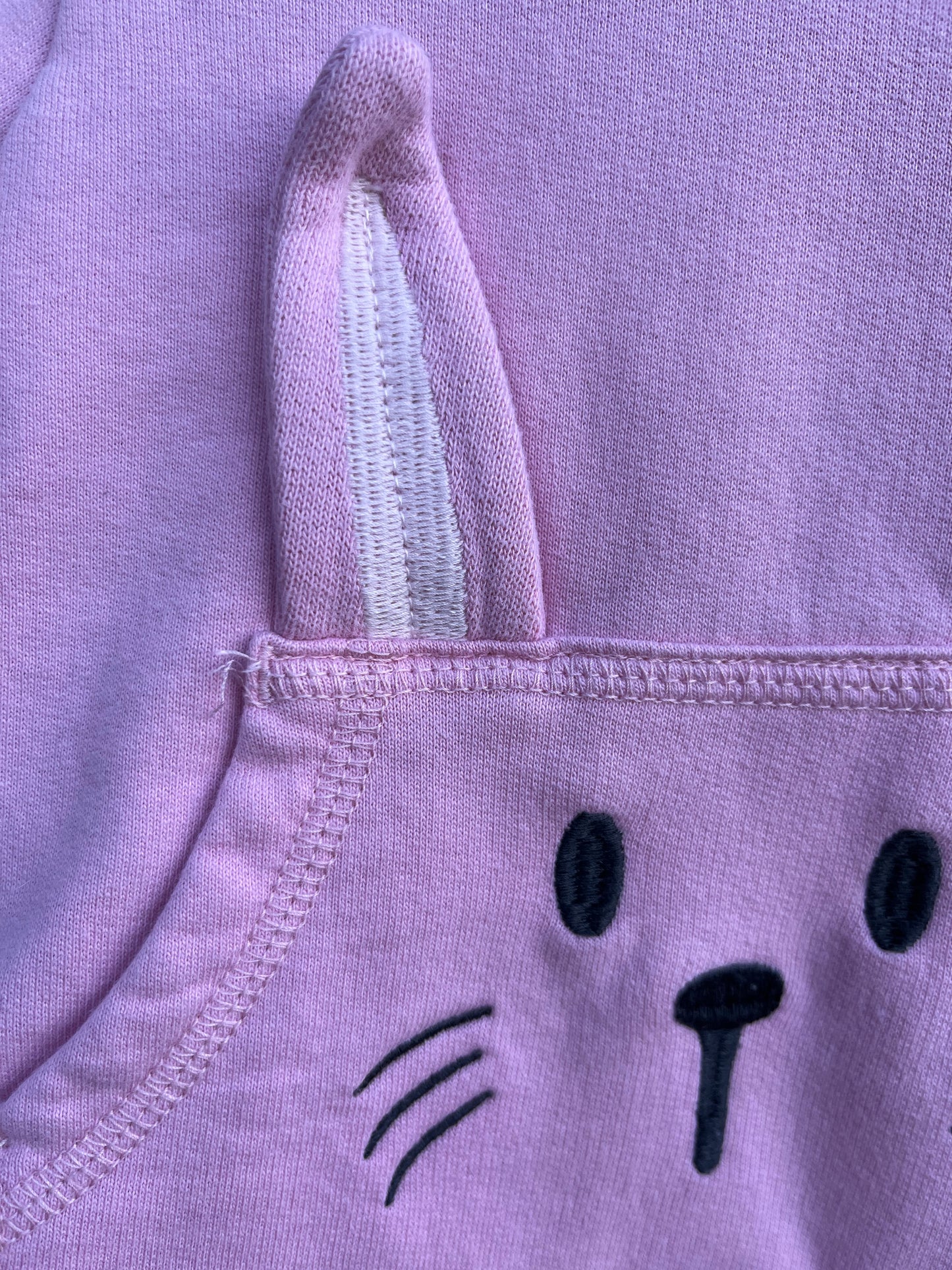 Rabbit hoodie   6-9m (68-74cm)