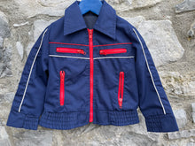 Load image into Gallery viewer, 70s navy jacket   3-4y (98-104cm)
