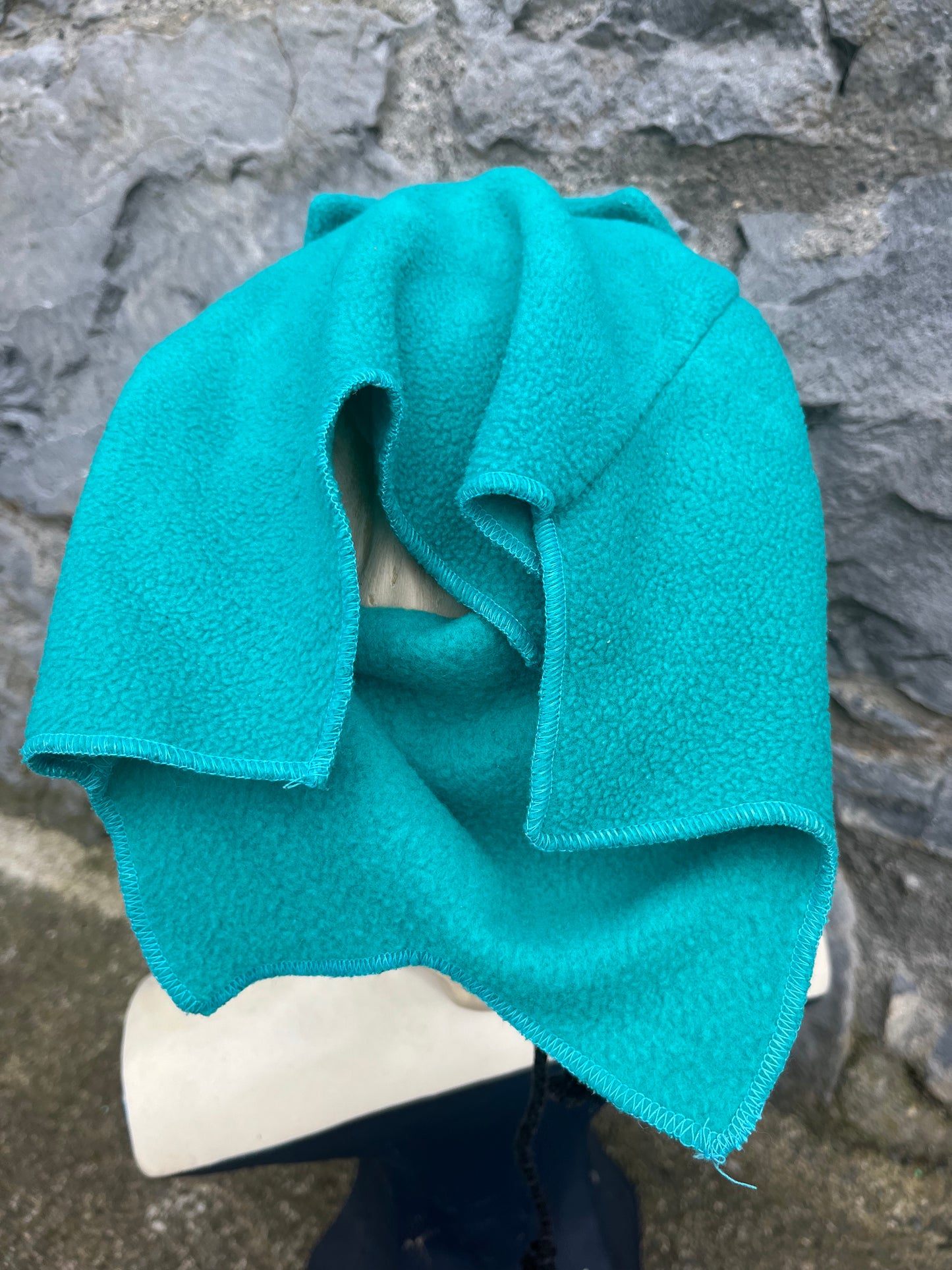 Teal scarf / hat