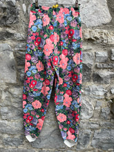 Load image into Gallery viewer, 80s floral pants  uk 4

