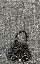 Load image into Gallery viewer, Beaded black bag
