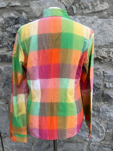 Rainbow squares jacket uk 10-12