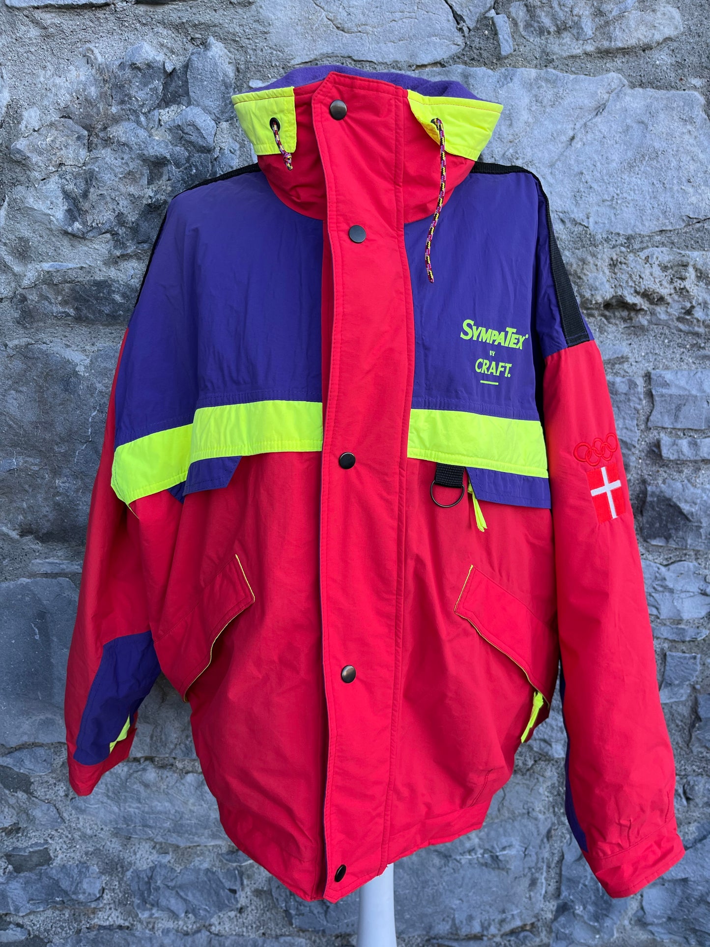 Red&purple jacket    Medium