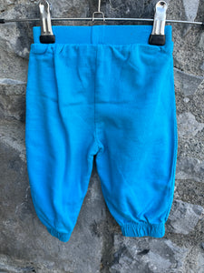 Teal pants  4-6m (62-68cm)