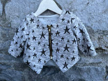 Load image into Gallery viewer, Grey stars jacket   6-9m (68-74cm)
