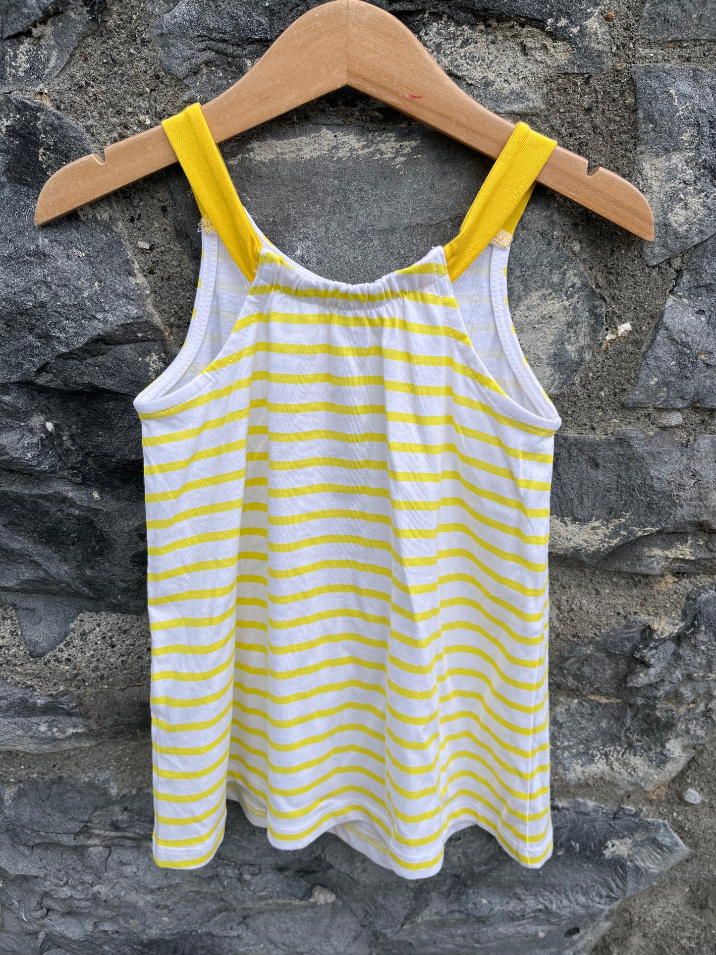 Yellow stripy top   3-4y (98-104cm)