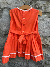 Load image into Gallery viewer, 80s orange dress   2y (92cm)
