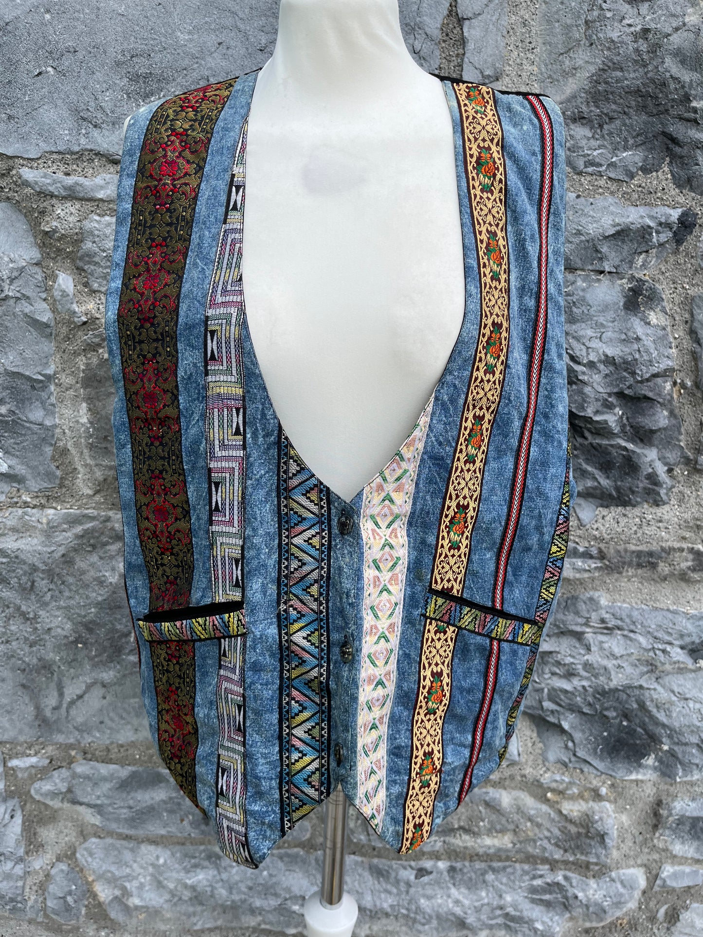 80s Aztec waistcoat   Medium