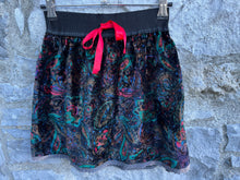 Load image into Gallery viewer, Paisley velvet skirt  10-12y (140-152cm)
