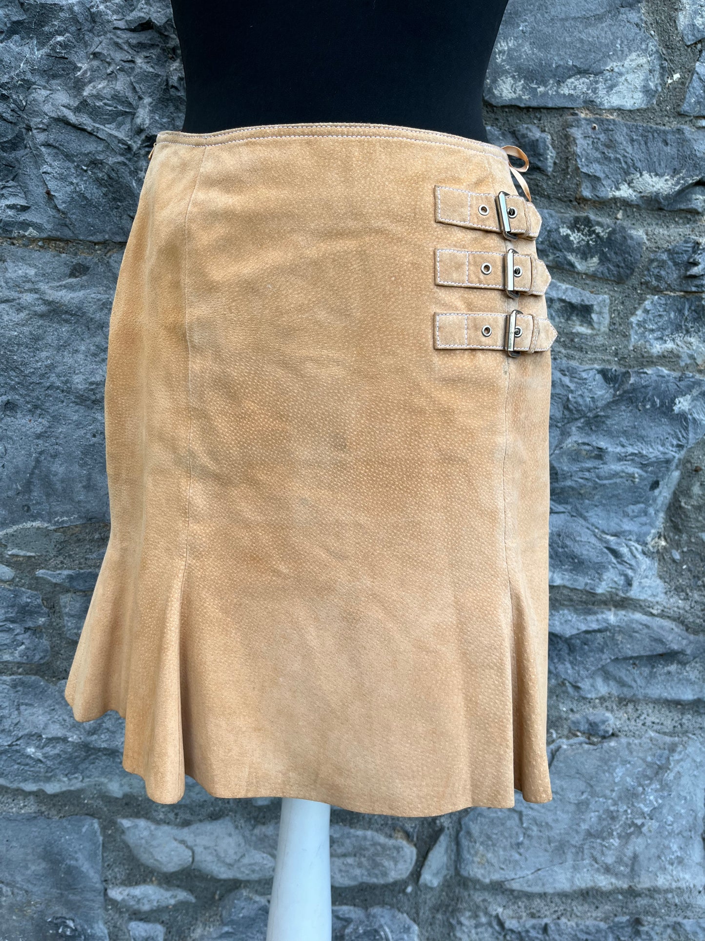 90s suede skirt uk6