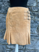 Load image into Gallery viewer, 90s suede skirt uk6
