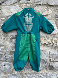 Green softshell suit  6m (68cm)