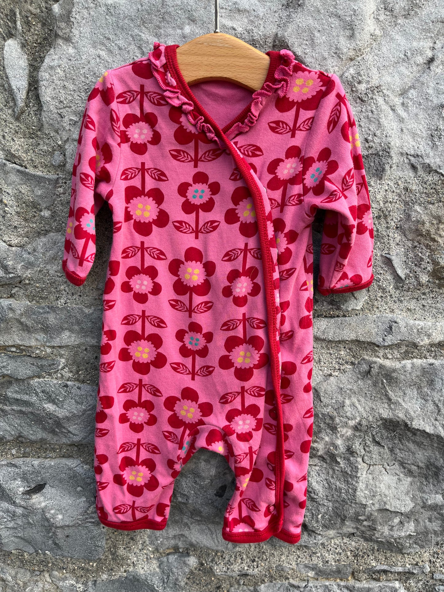 Floral onesie   0-3m (56-62cm)