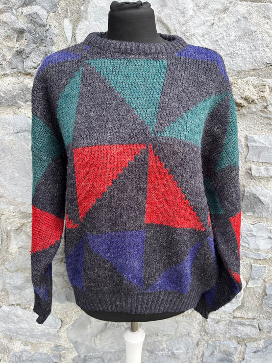 80s geometric jumper S/M