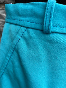70s A-line blue skirt uk 8-10