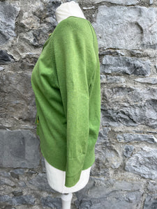 Green asymmetric cardigan  uk 12