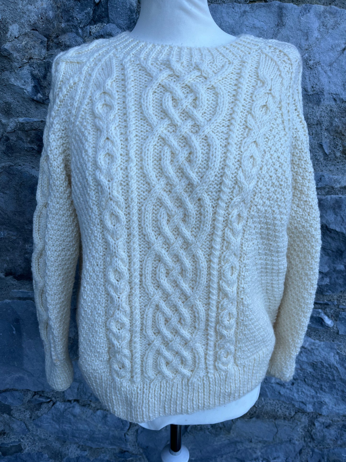 Aran knit jumper uk 8-10