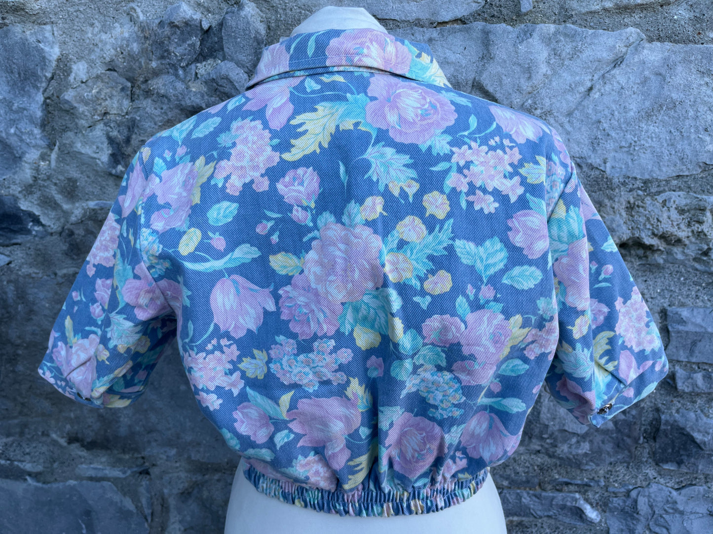 Floral denim jacket uk 8-10