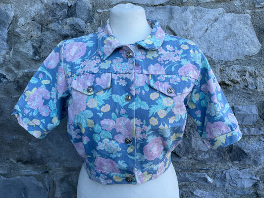 Floral denim jacket uk 8-10