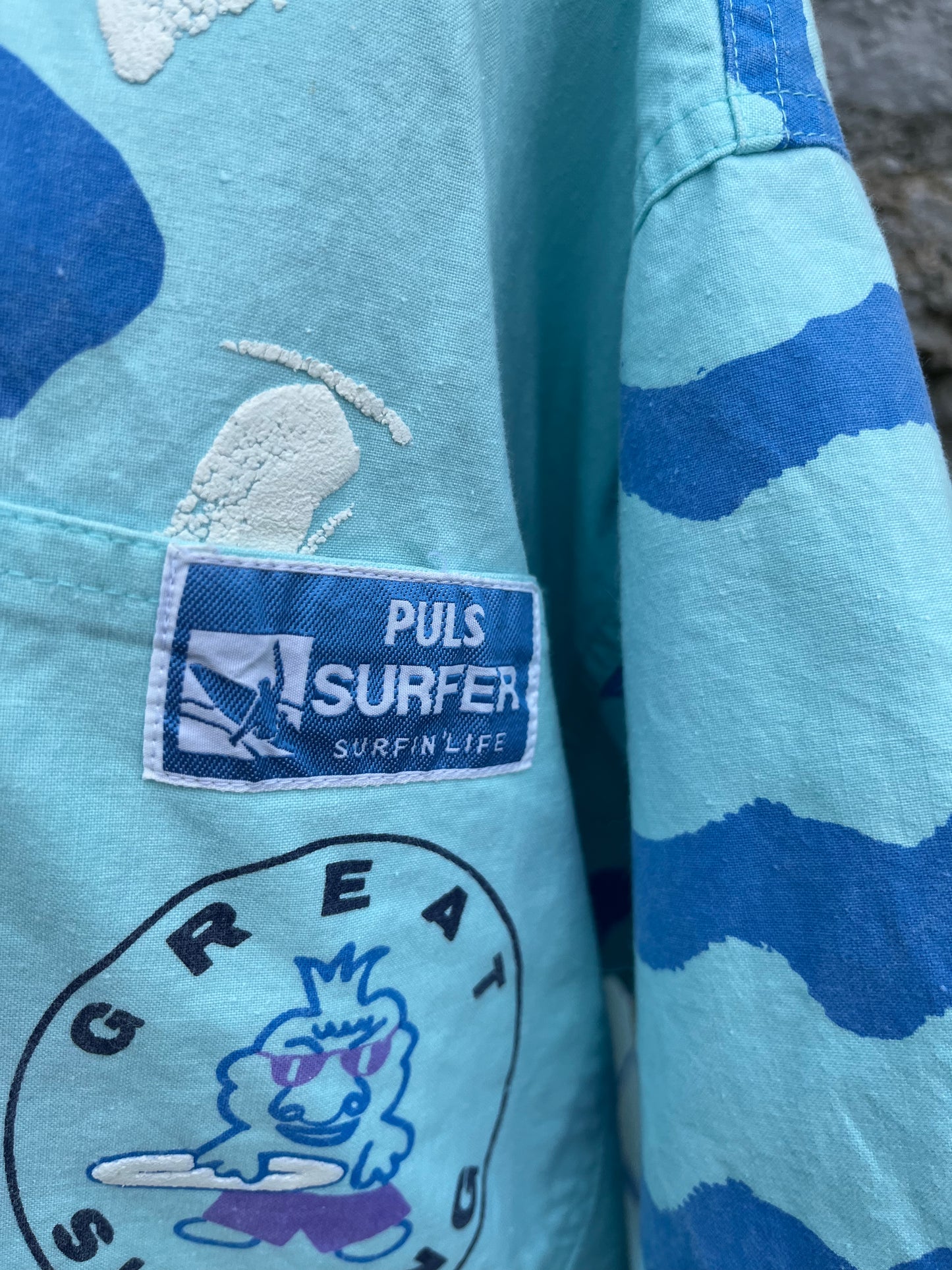 80s surfer shirt Large