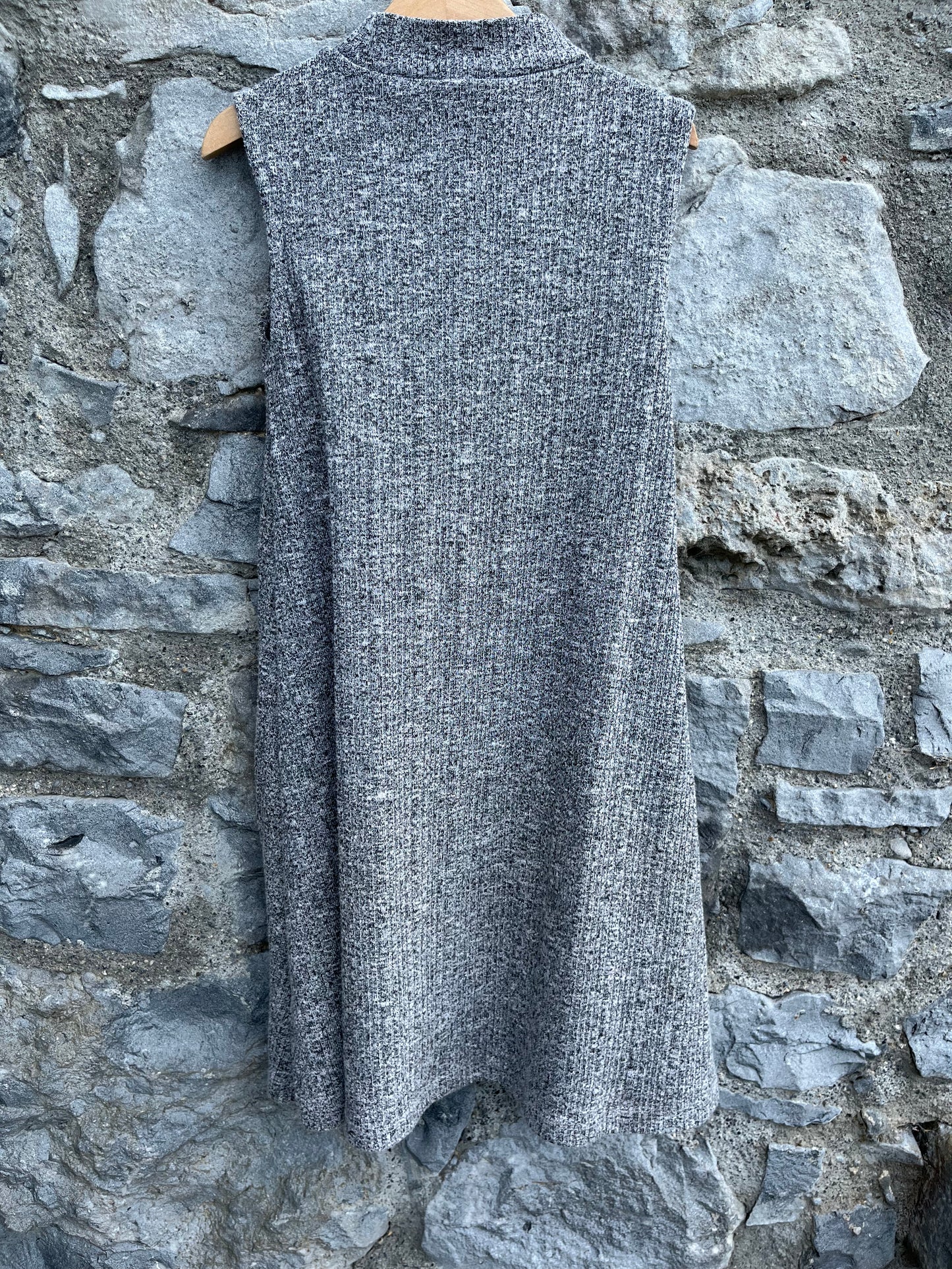 Grey melange dress   9-10y (134-140cm)