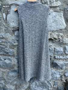 Grey melange dress   9-10y (134-140cm)