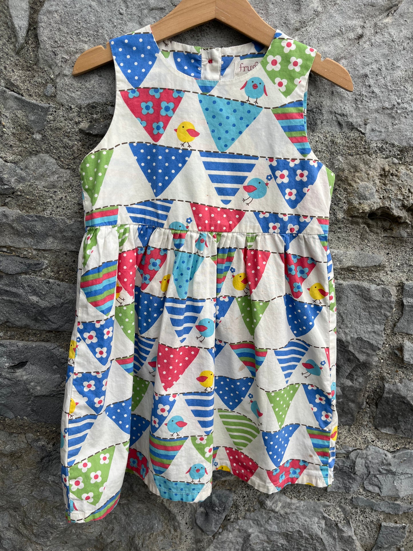 Bunting dress   3-4y (98-104cm)